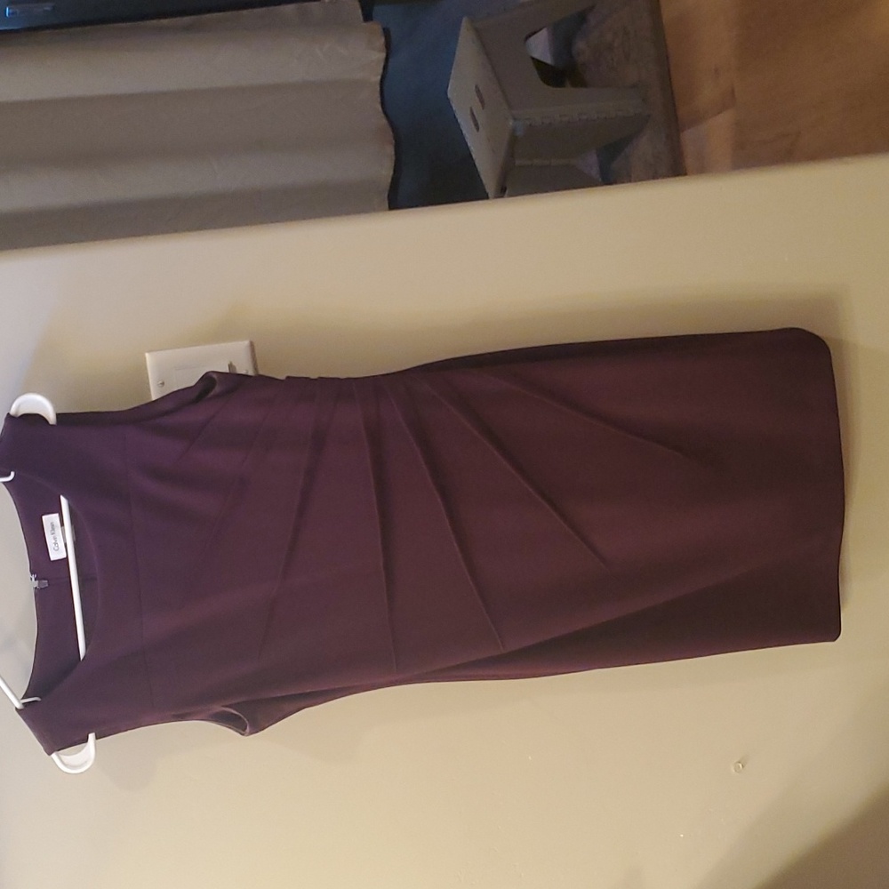 Calvin Klein  Starburst sheath dress